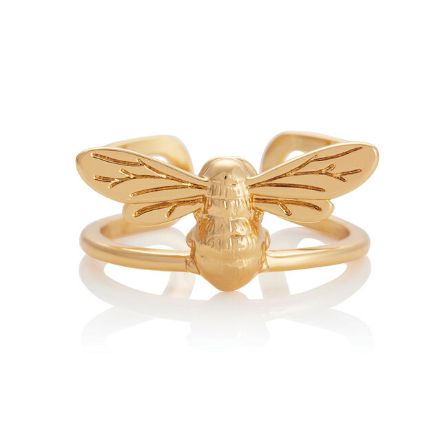 Lucky Bee Lucky Bee Ring Gold | Olivia Burton London