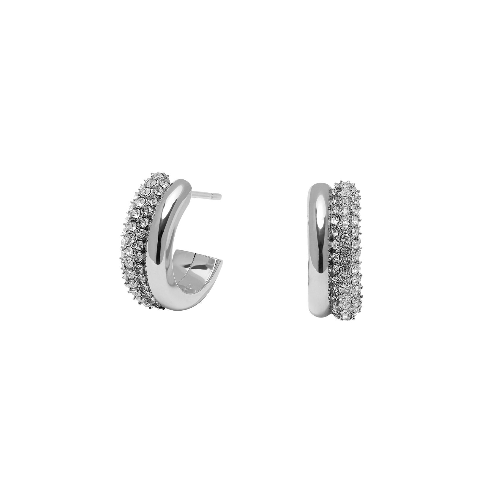 Classic Hoop Earrings in 92.5 Sterling Silver - 1.2mm Thickness - Big –  HighSpark