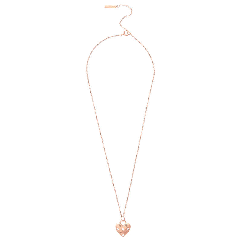 Classic Heart Rose Gold Necklace | Olivia Burton London