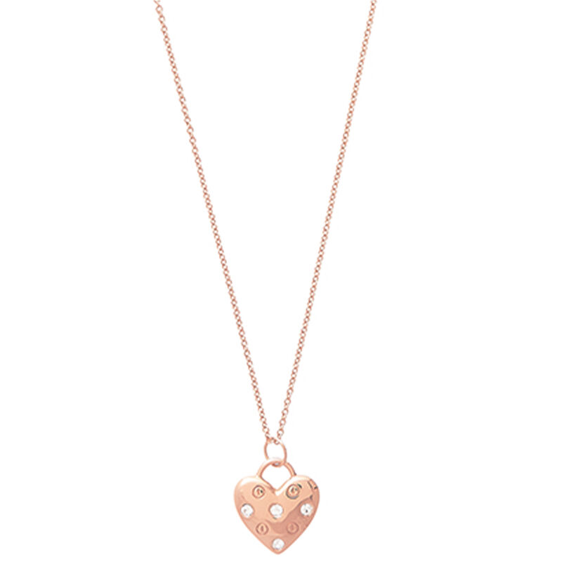Classic Heart Rose Gold Necklace | Olivia Burton London